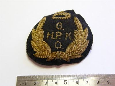 HPK GPO Bullion Wire Cap Badge - Scarce