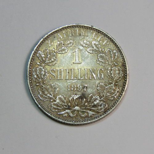 1897 ZAR Kruger shilling XF+ condition