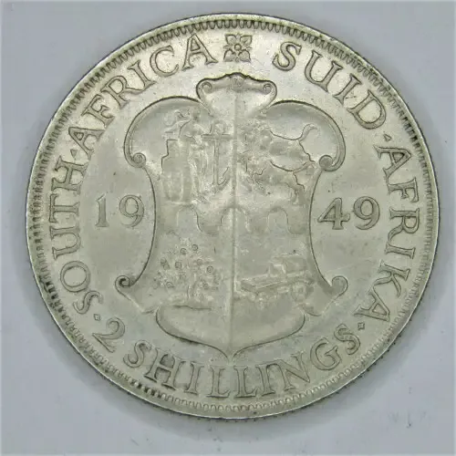 1949 SAU George VI Florin 2 Shilling - EF