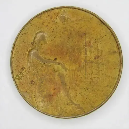 1902 Edward VII and Queen Alexandra coronation medal - E. Fuchs 1901 - very scarce