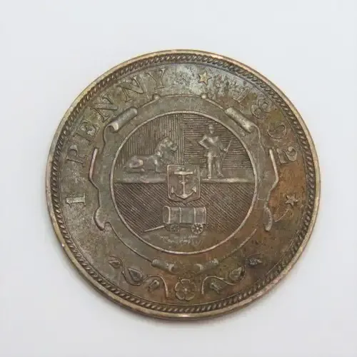 1892 ZAR Kruger penny AU