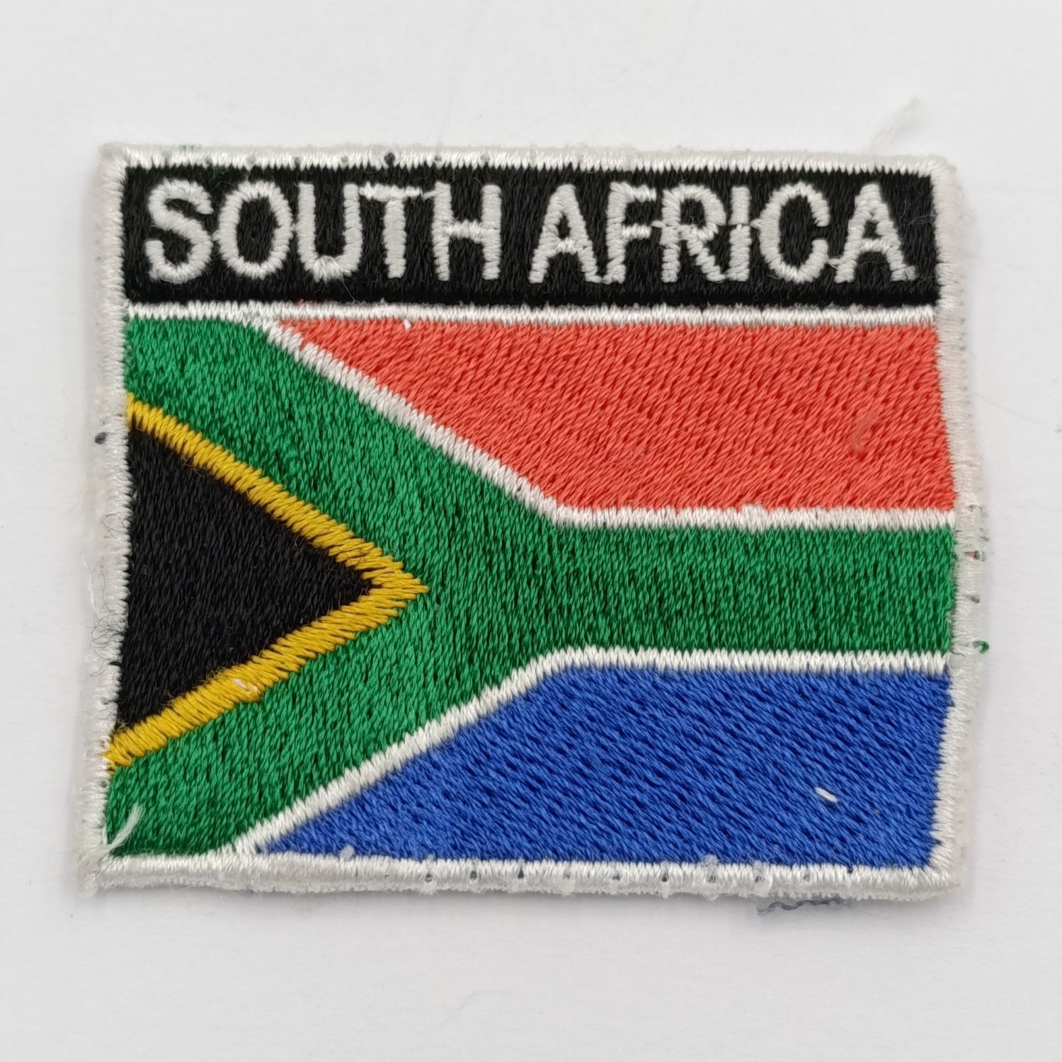 South African flag cloth badge