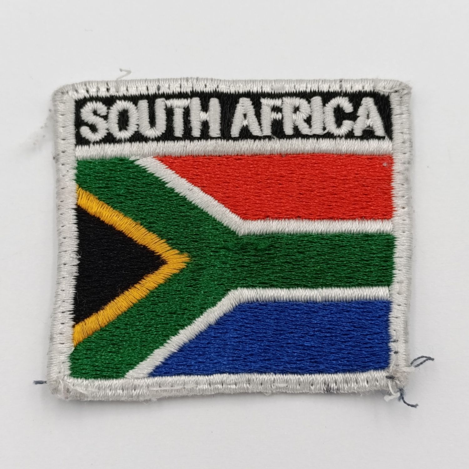 South African flag cloth badge