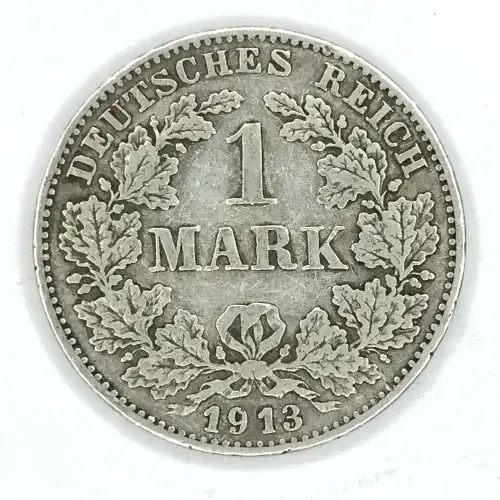 1913 G Germany Reich 1 Mark - VF - SCARCE