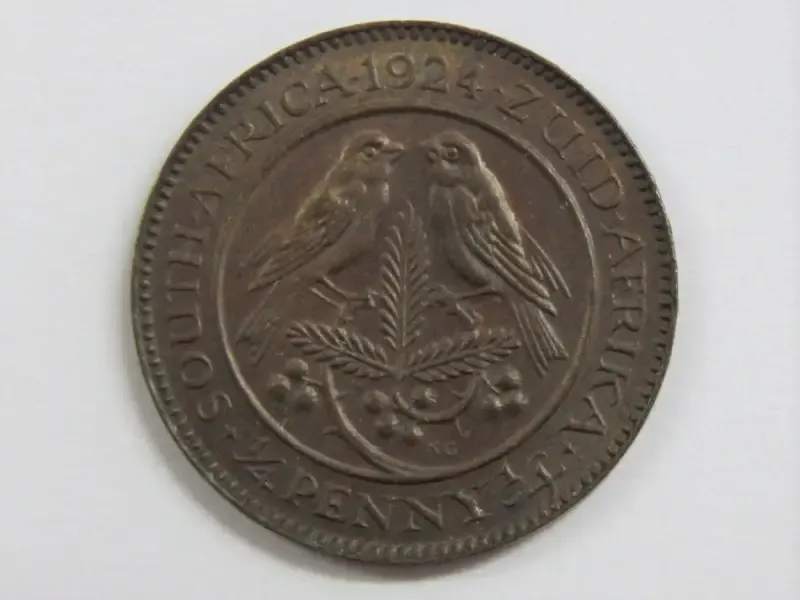 1924 SA Union 1/4d farthing - uncirculated