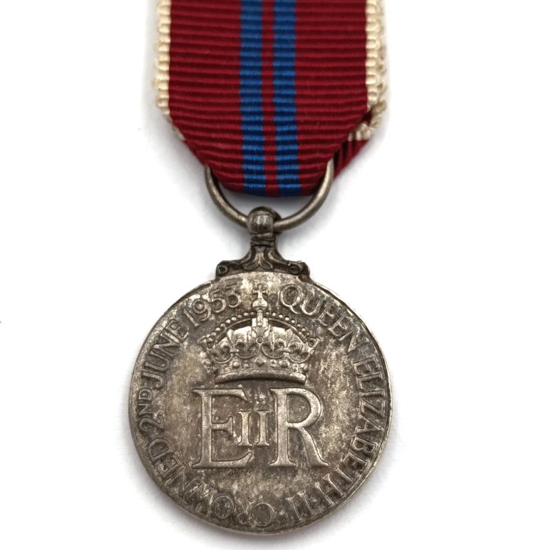 1953 Queen Elizabeth miniature coronation medal