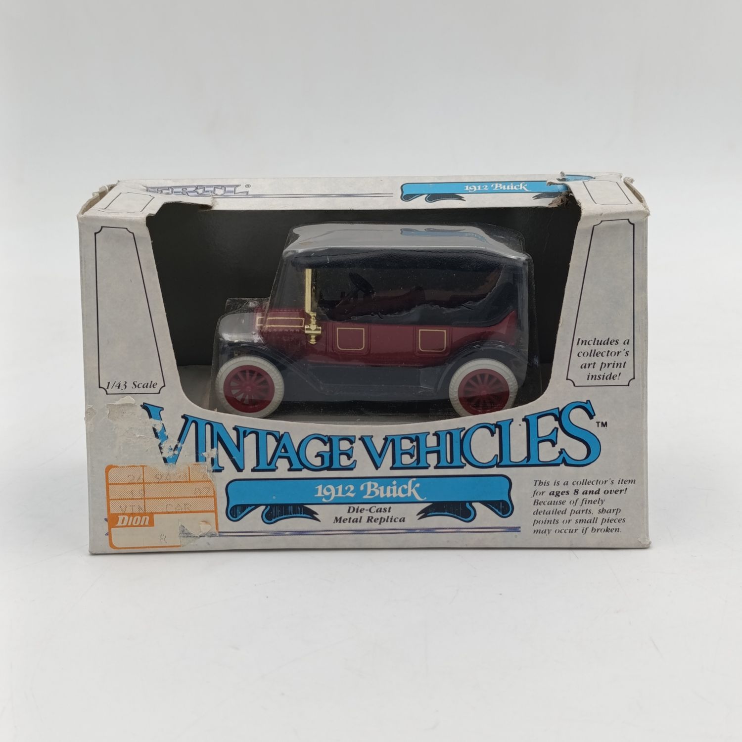 ERTL Vintage Vehicles 1912 Buick die-cast model car - still sealed - scale 1/43