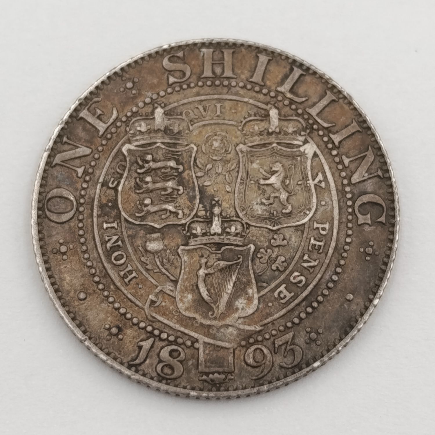 1893 Great Britain Shilling - XF