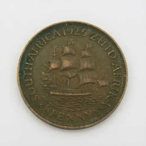1925 South Africa half penny XF