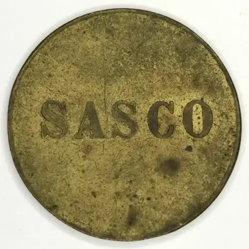 SASCO (SA Scale Company) Type 1 Test Token