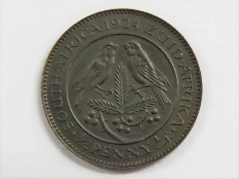 1924 SA Union farthing uncirculated