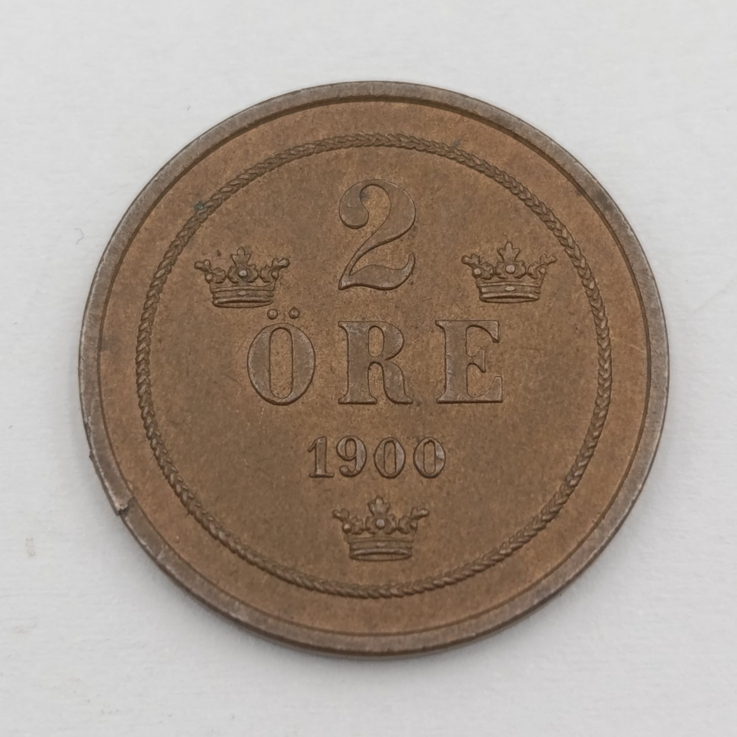 Sweden 2 ORE 1900 - AU