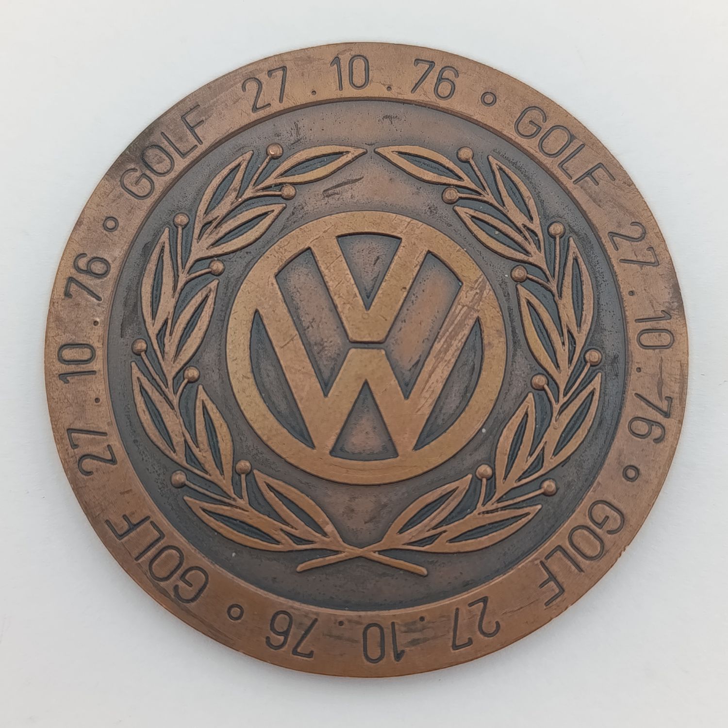 Der Schnellste Millionar VW Golf medallion  27-10-1976