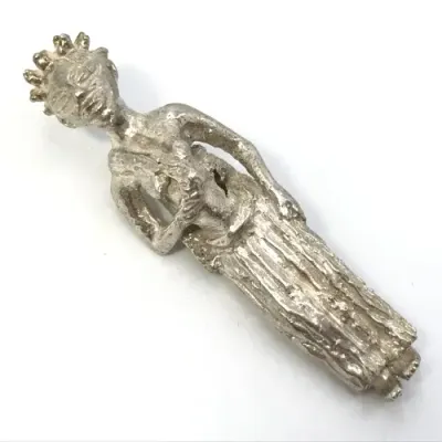 Ethnic silver figurine from Northern Zambia - 64mm high