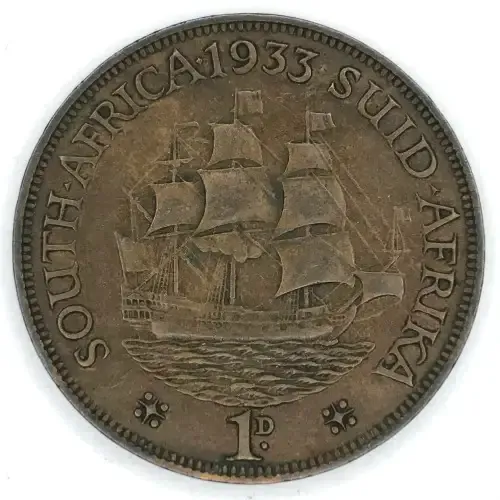 1933 SA Union Penny - VF+