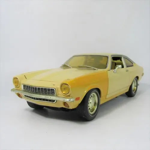 ERTL 1972 Chevy Vega model car - #0042 of 5000 - some paint colour damage left front - scale 1/18