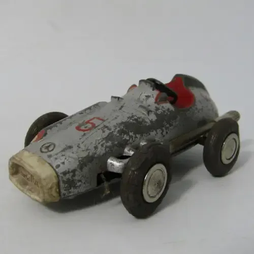 Vintage Schuco Micro Racer #1043 Mercedes-Benz mechanical car - not working
