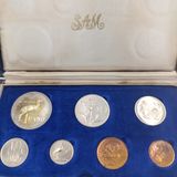 1967 South Africa Short proof set with Afrikaans silver R1