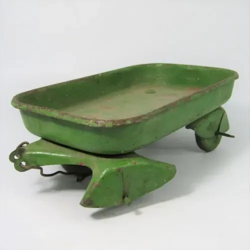 Vintage hand made metal to trailer - damaged