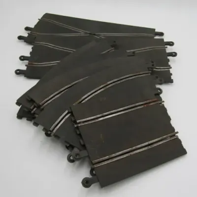 Lot of 8 vintage Scalextric No. 907789 race tracks