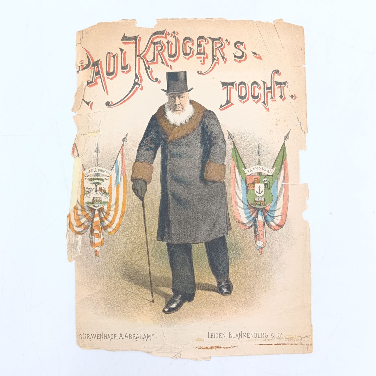 Book cover? Only the cover - Paul Kruger&#39;s Tocht - No further information