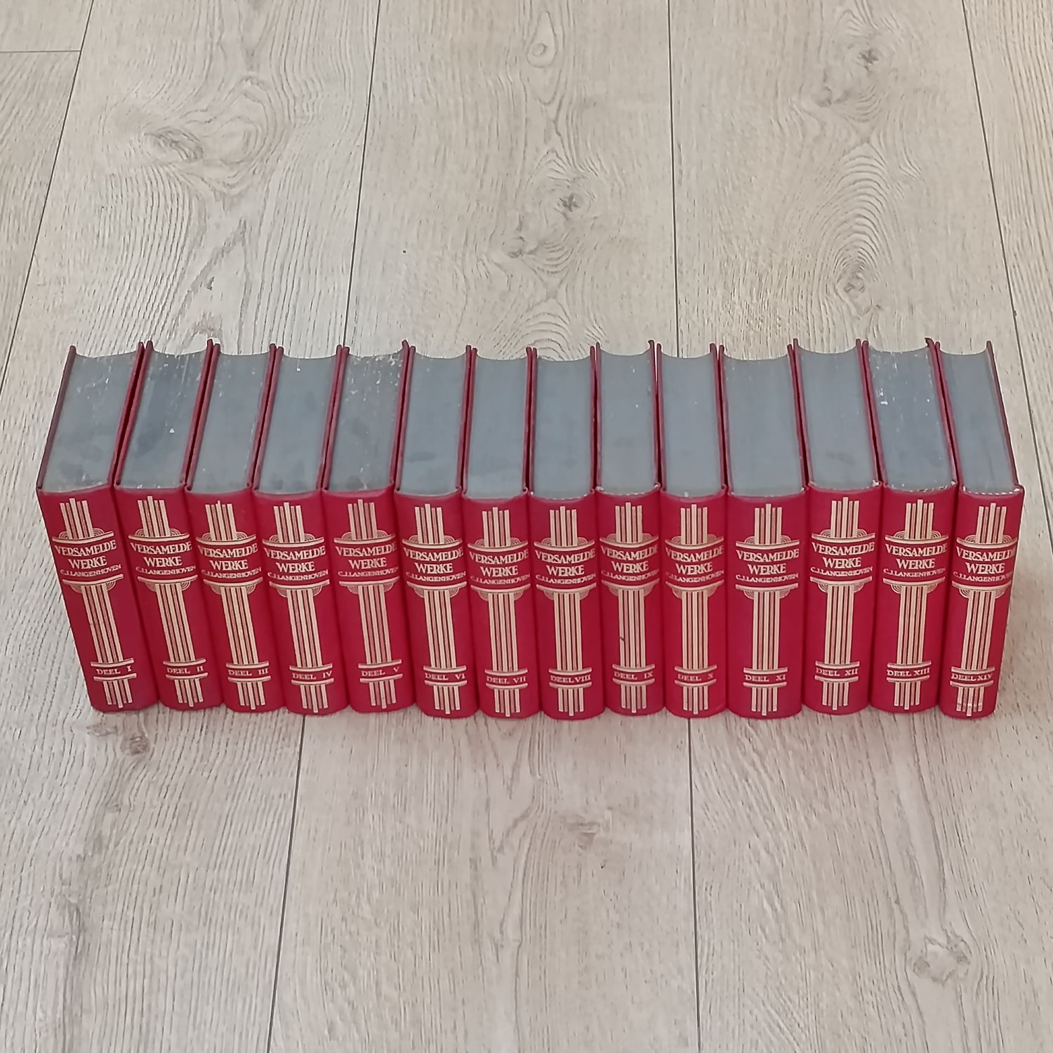 Set of 14 Versamelde Werke van CJ Langenhoven - Deel 1 tot deel 14