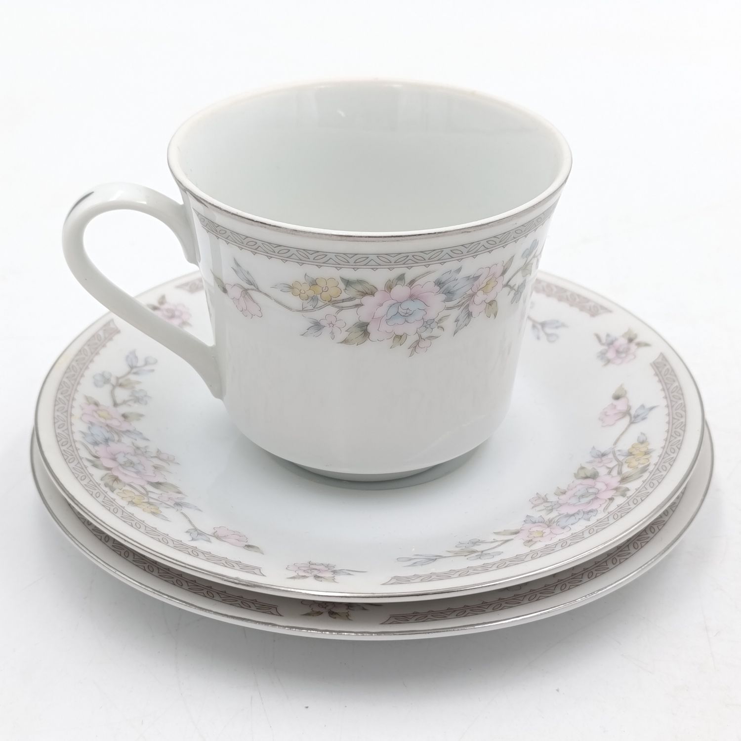 Crescent China Porcelain trio