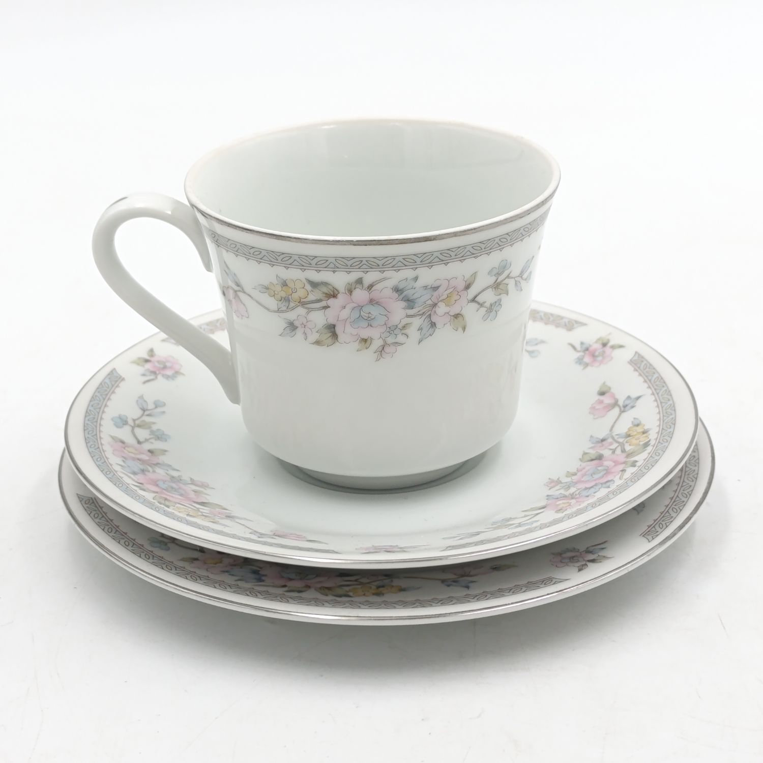Crescent China Porcelain trio