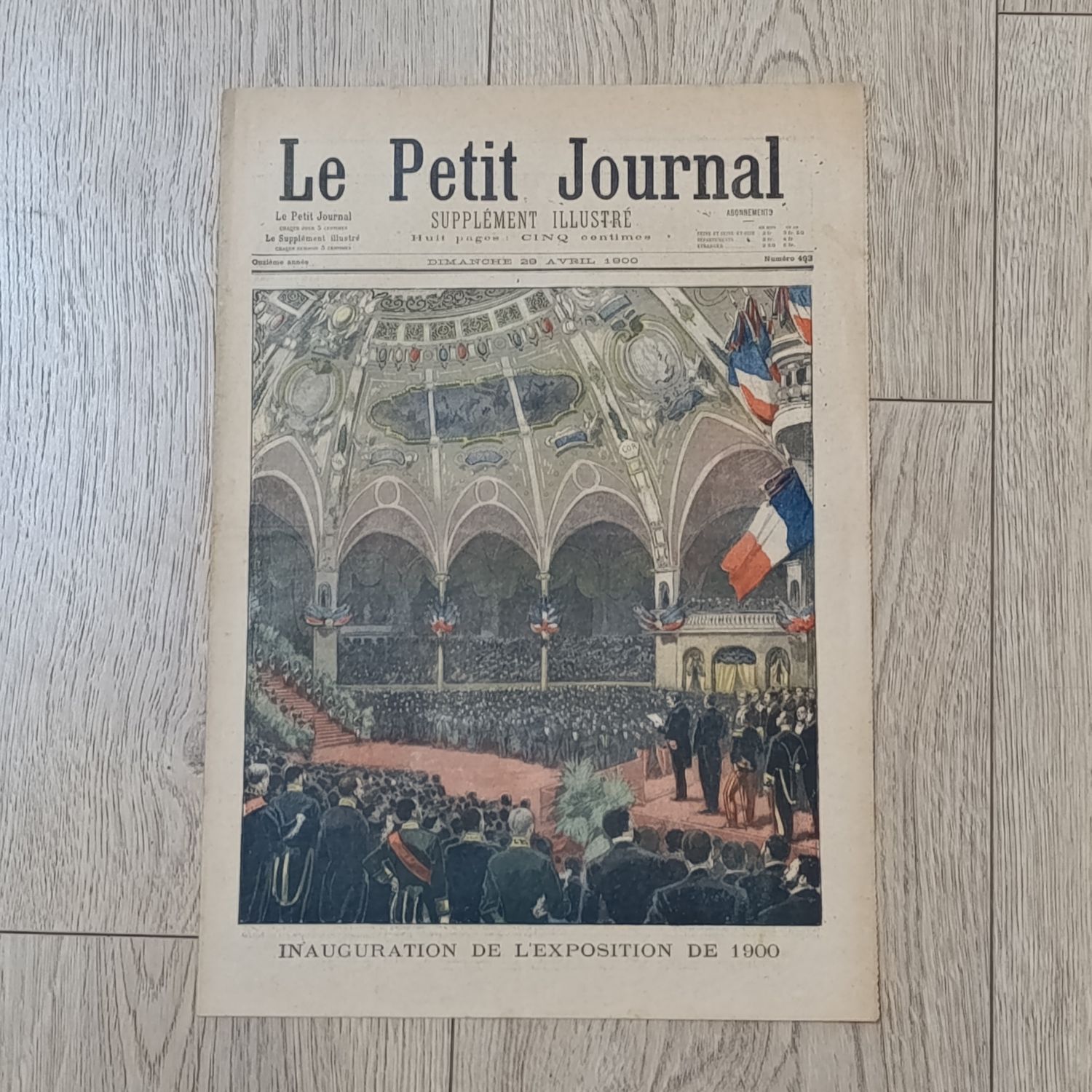 Le Petit Journal 29 April 1900 - Inauguration de L'exposition de - 1900