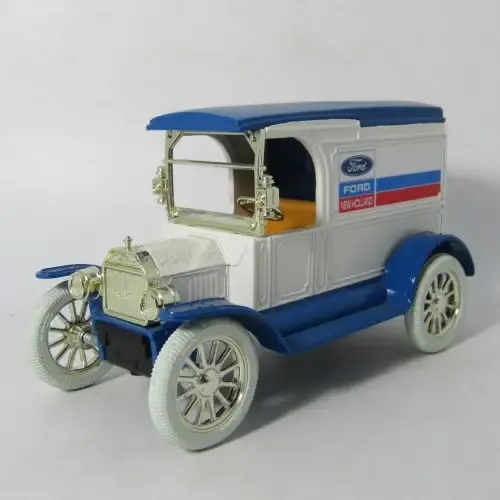 ERTL 1917 Ford Model T van money box die-cast model - size 8.5 x 15cm