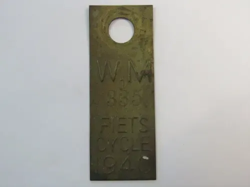 1940 Worcester Bicycle license 335