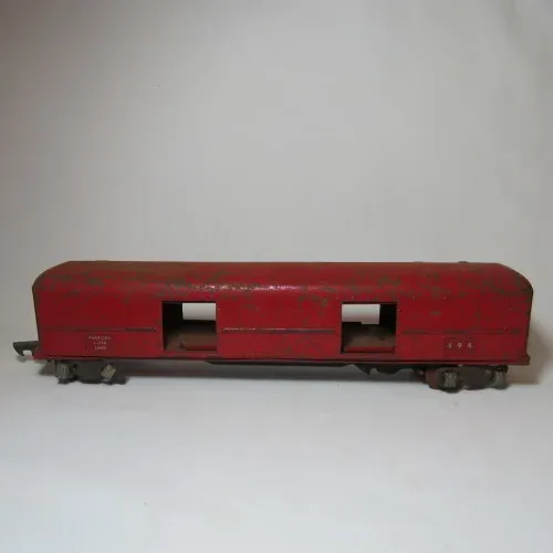 American Flyer Lines no 494 - Goods wagon - Tinplate - Some wheels missing