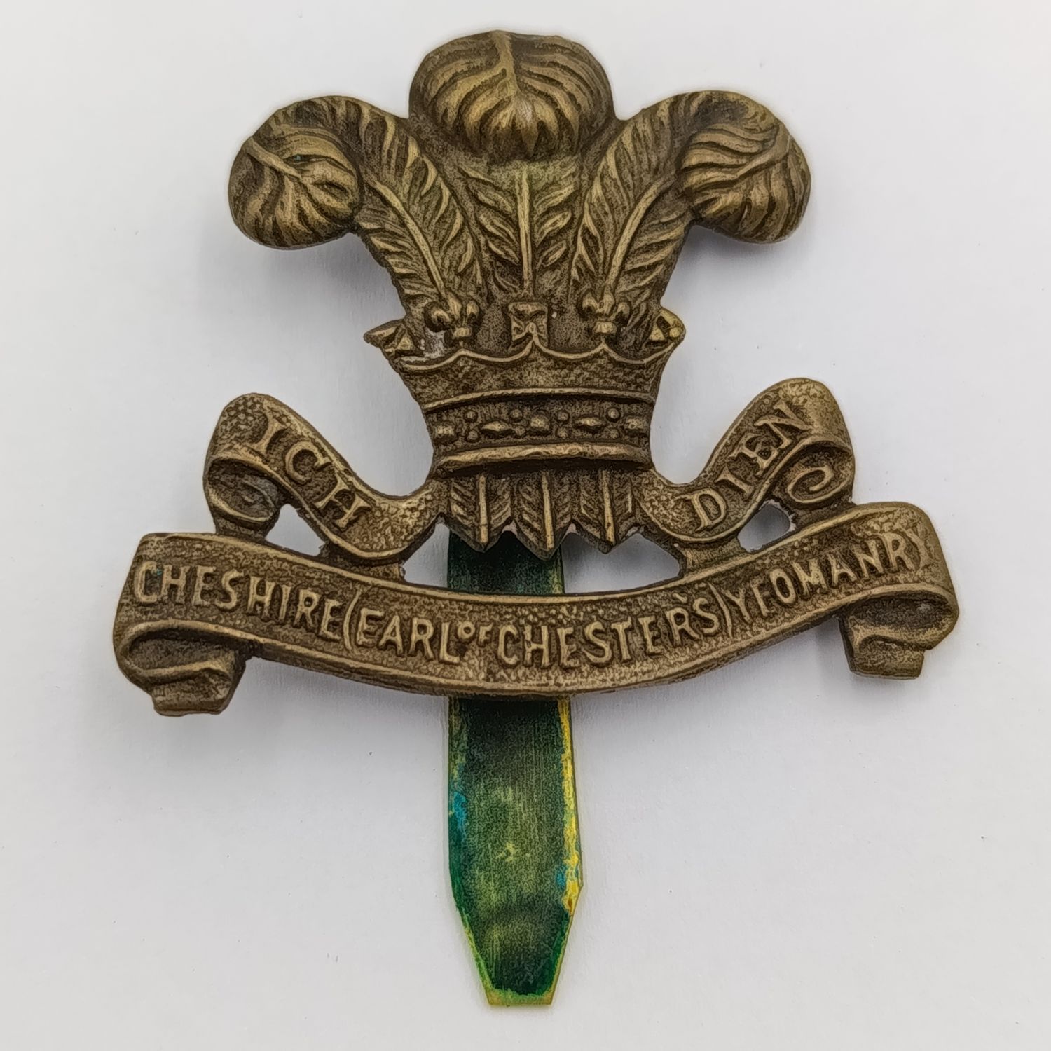 British Cheshire Yeomanry cap badge