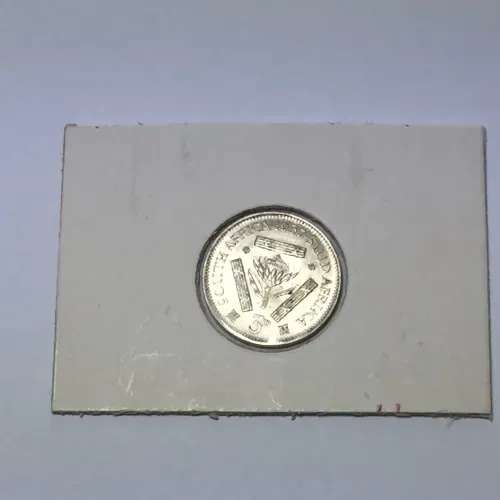 South Africa 1937 UNC threepence - full luster