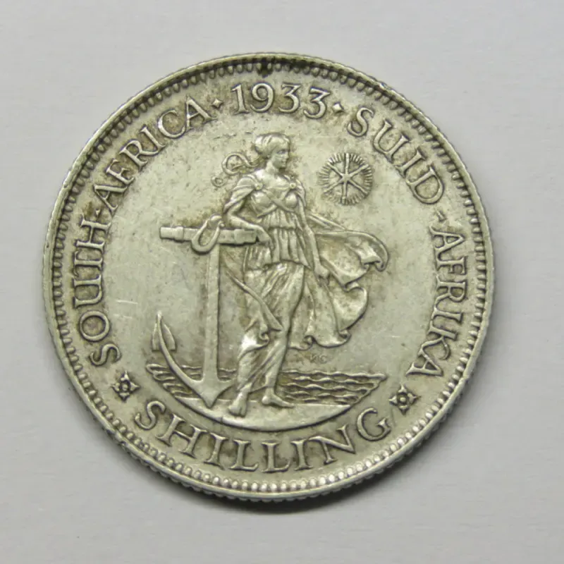1933 SA Union one shilling XF