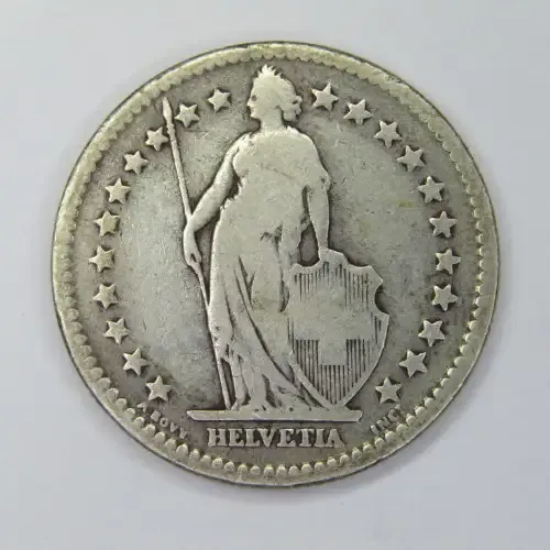 Switzerland 1879 Two Franc