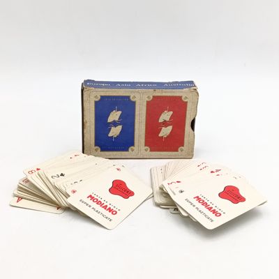 Vintage Lloyed Triestino shipping Lines double deck cards