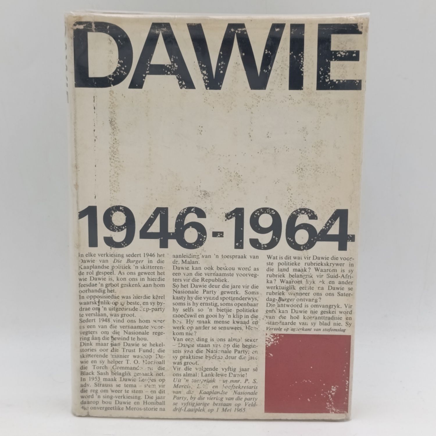 Dawie 1946-1964 - Bloemlesing uit die geskrifte van Die Burger se Politieke Kommentator saamgestel deur Louis Louw