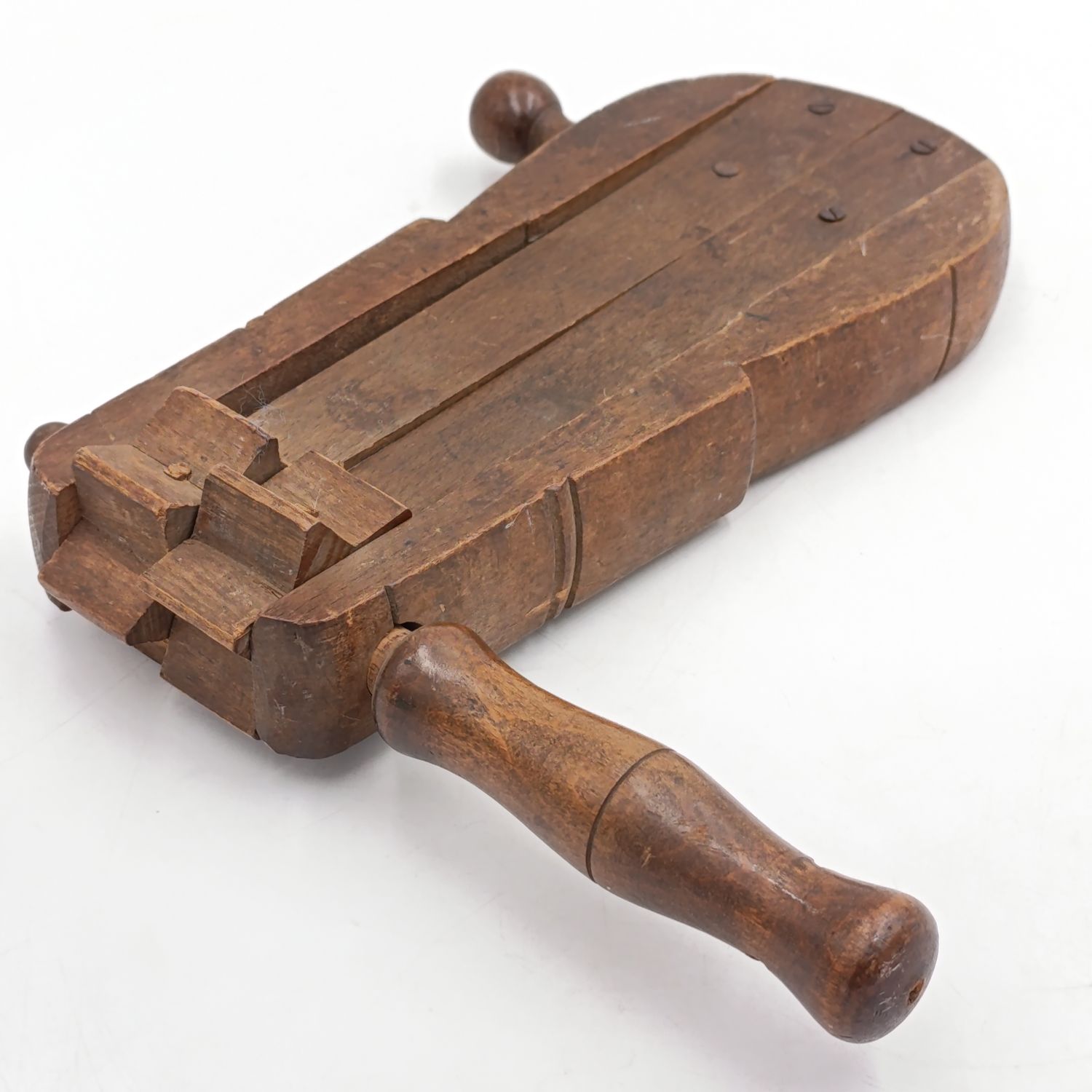 Antique Victorian wooden Police rattle