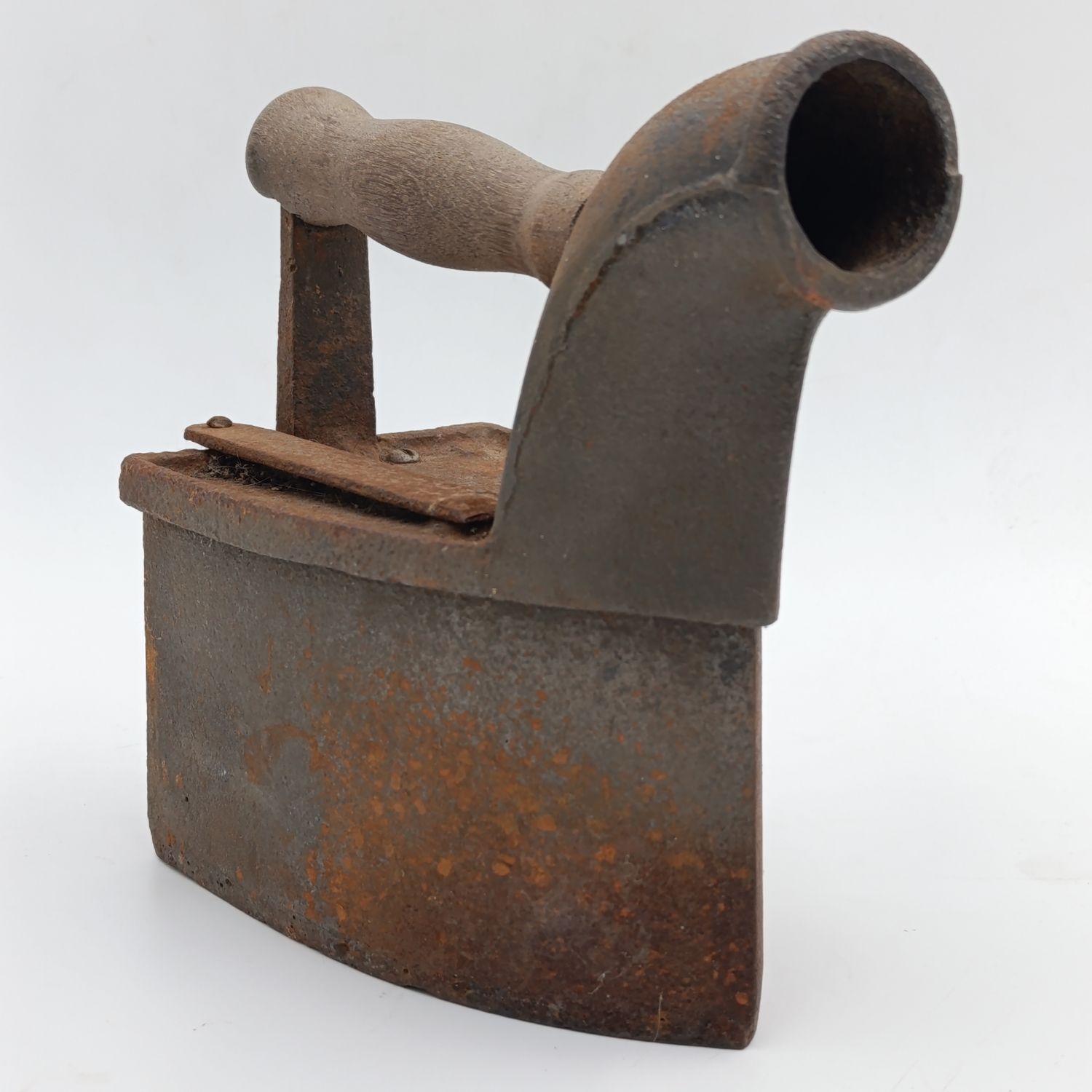 Antique Coal iron with Chimney