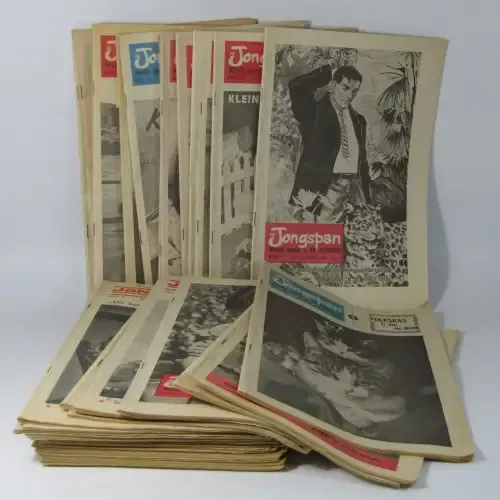 Die Jongspan Afrikaanse nuusblad - lot of 40 items - 1962 January 29 to December 10
