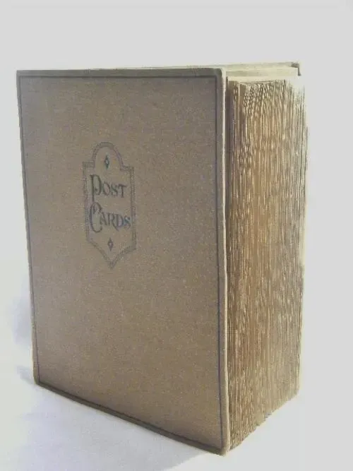 Postcard album with more than 290 postcards - mostly Egypt WW2 period - sold as a lot