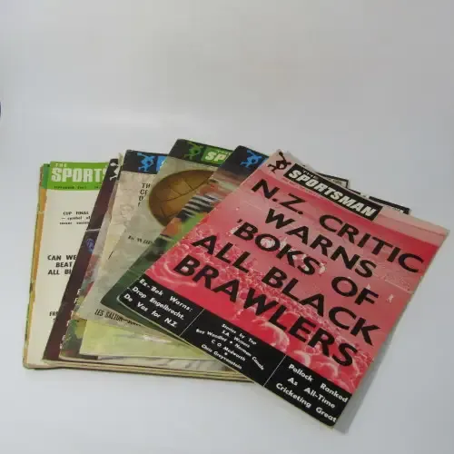 The South African Sportsman magazine 10 issues - April 1965 to June 1968 - Scarce - sold as a lot