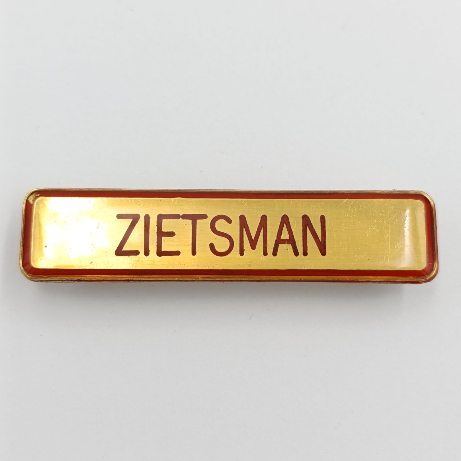 SA Army Zietsman name tag