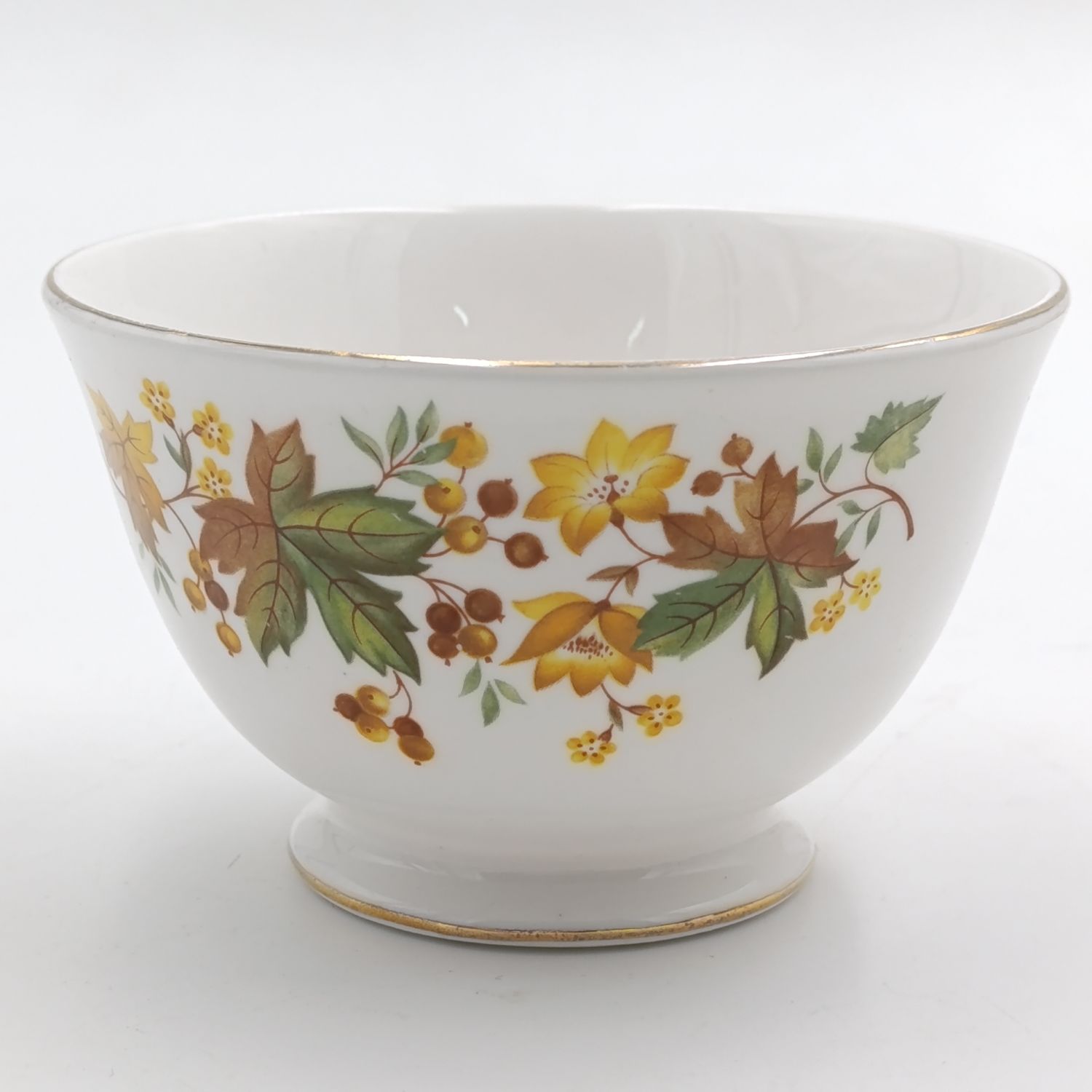 Vintage Queen Anne porcelain sugar bowl
