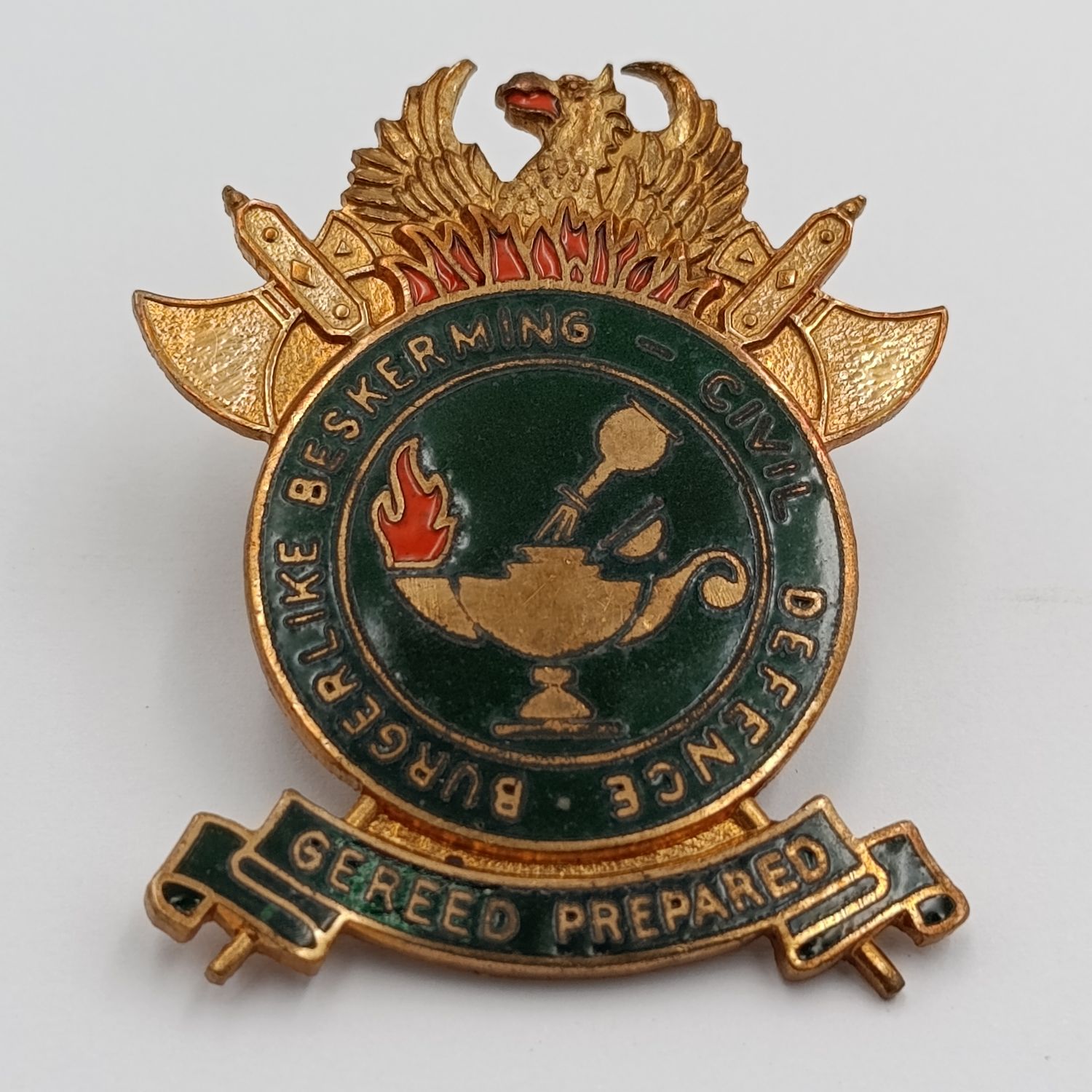 South African Civil Defence badge