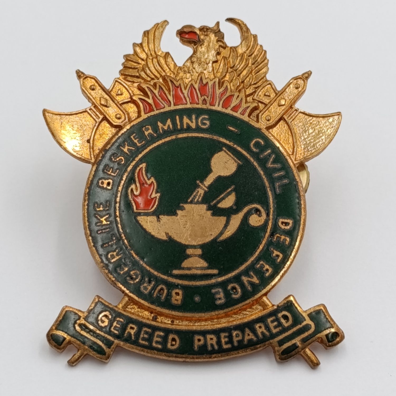 South African Civil Defence badge