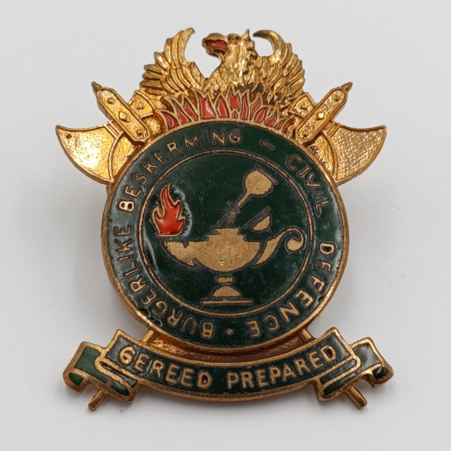 South African Civil Defence badge