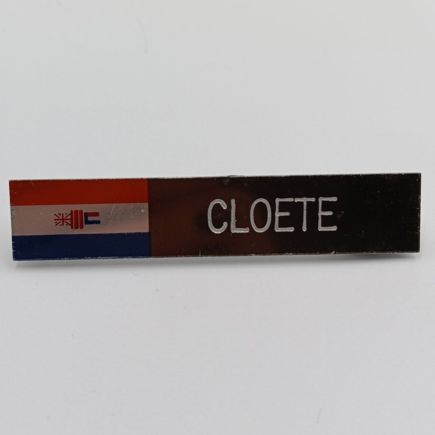 Old SA Army name tag - Cloete