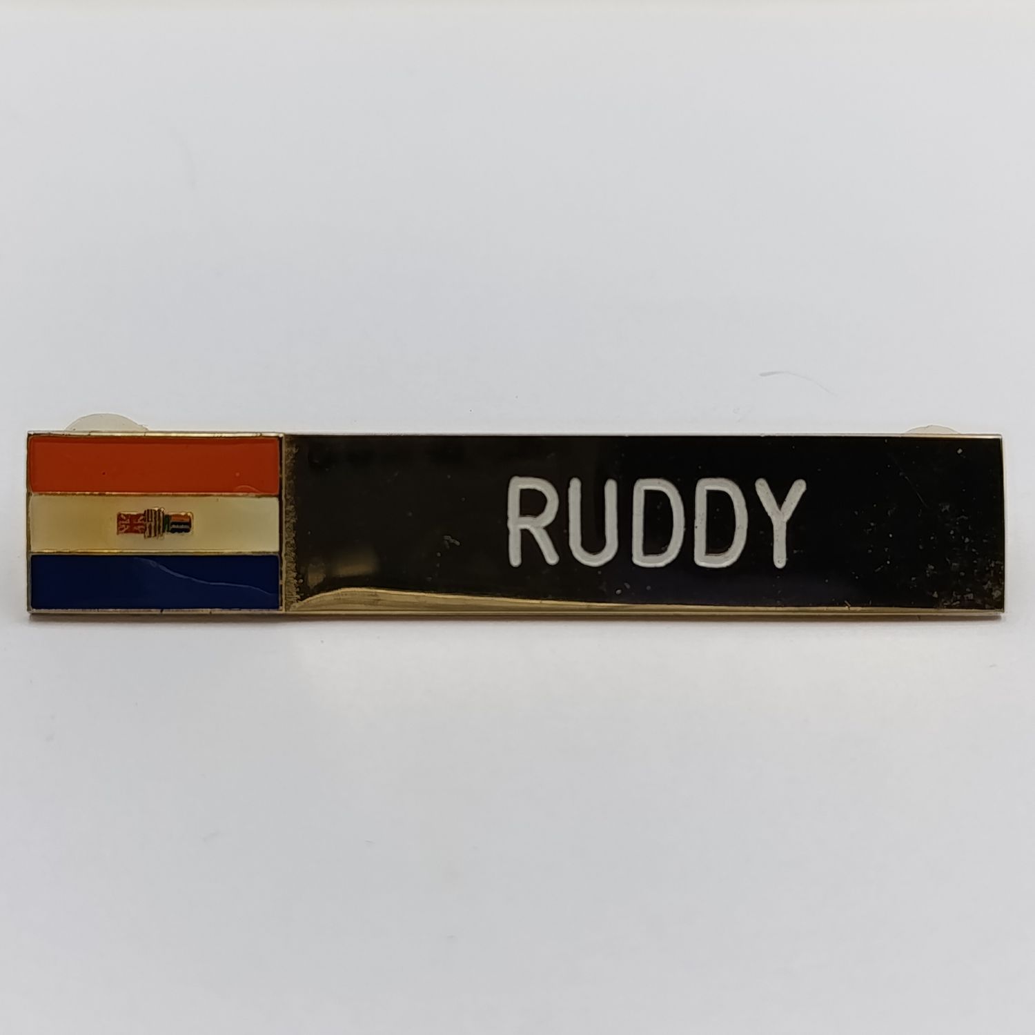 Old SA Army name tag - Ruddy